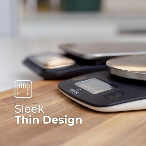 Fradel Digital Kitchen Food Scale - 0.1g Precision in Grams & Ounces | 11lb Capacity for Cooking & Baking