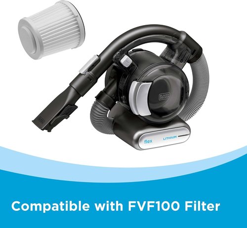 BLACK+DECKER Cordless Handheld Vacuum - FLEX Design for Home, Pet & Car Cleaning (BDH2020FL)