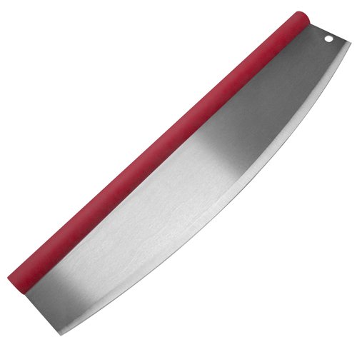 Old Stone Pizza Cutter Rocker Blade with Comfort Grip Handle, 18-Inch