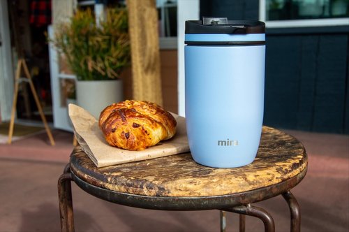 MIRA 12 oz Travel Coffee Mug - Insulated Stainless Steel Tumbler with Screw Lid - Olympic