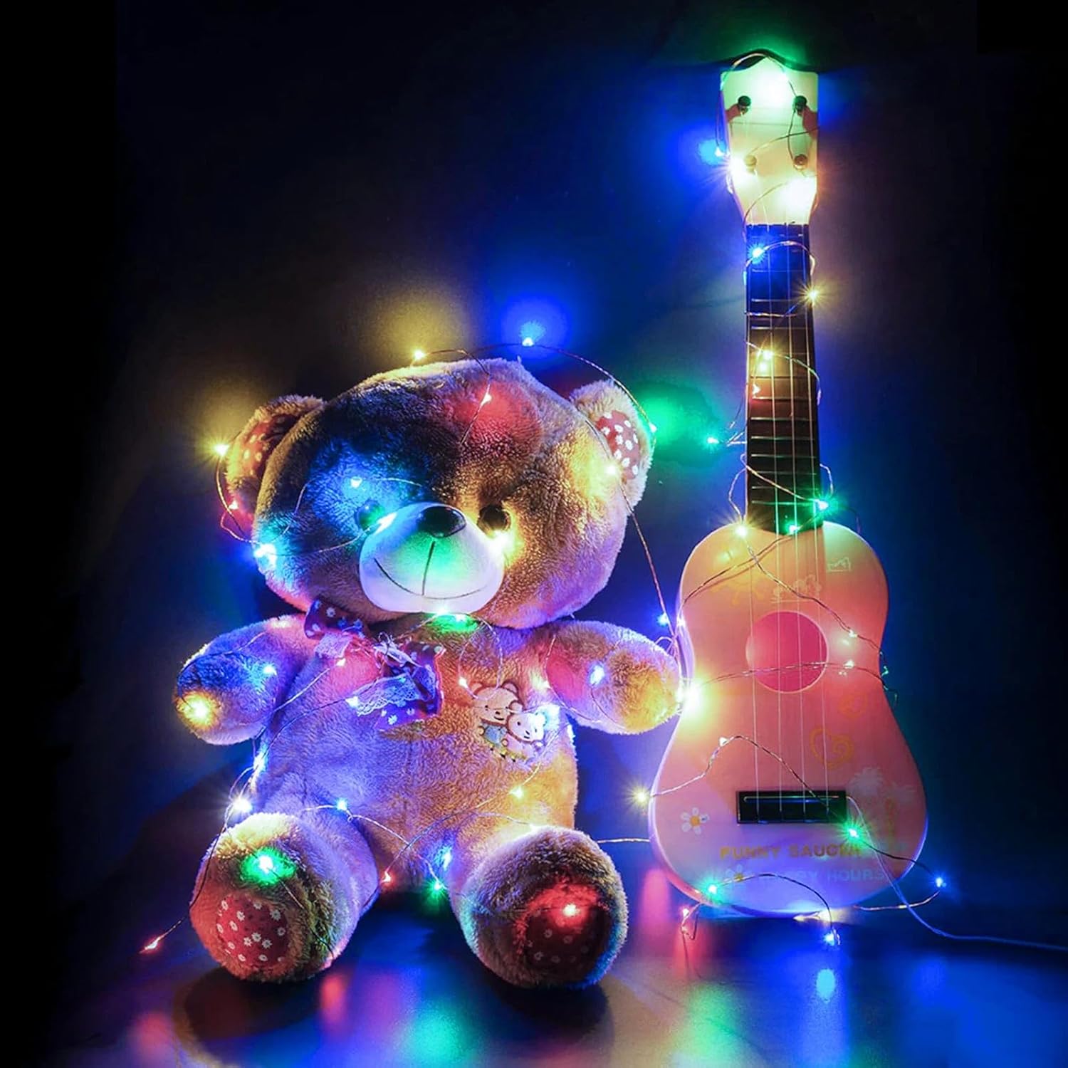 Skiennix 50 Pack Fairy Lights - 7Ft 20 LED Twinkle String Lights | Waterproof Battery Operated for Mason Jar Decor, Weddings & Parties