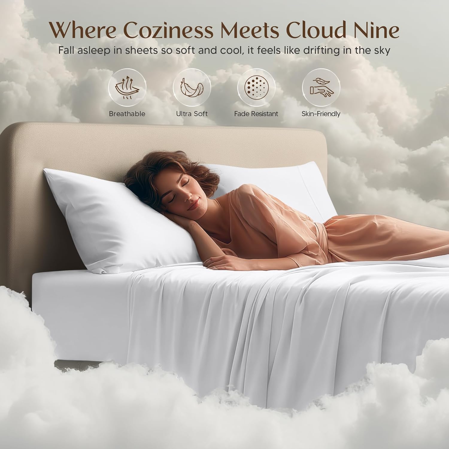 Utopia Bedding Twin Sheet Set - Soft & Breathable 3-Piece Microfiber Bed Sheets | Oeko-Tex Certified (White)