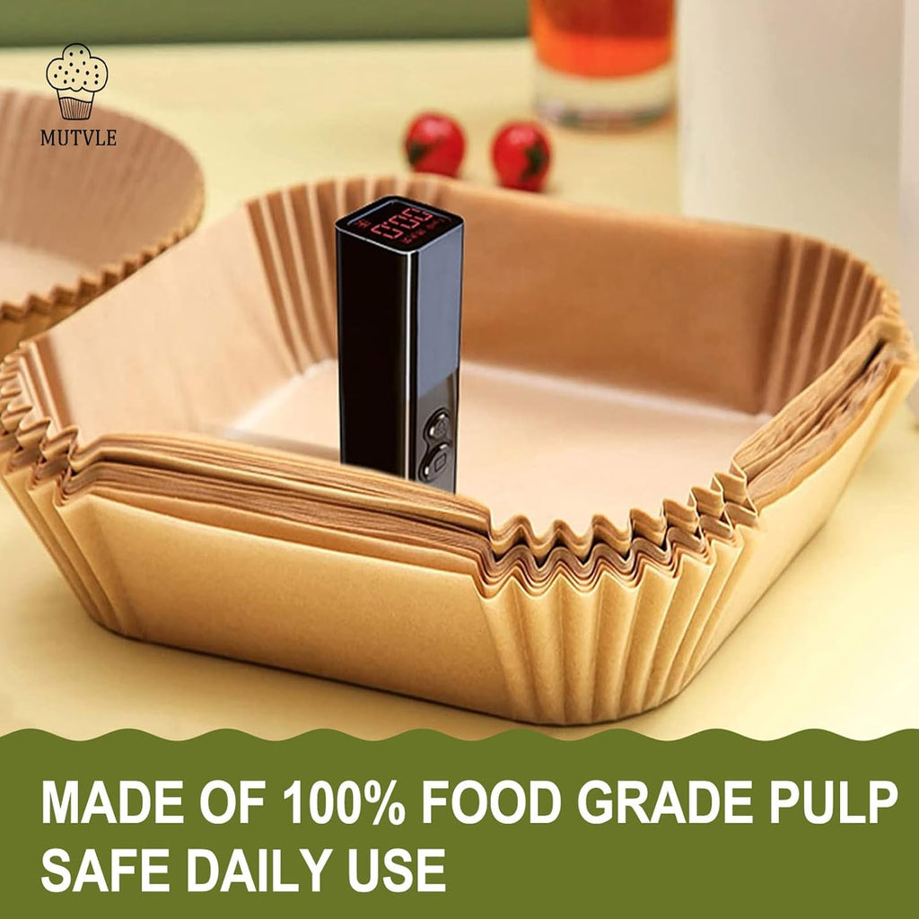 Ninja Air Fryer Liners - 250 Pcs Parchment Paper Accessories for Crispi Cooking | Perfect Fit for Ninja Appliances