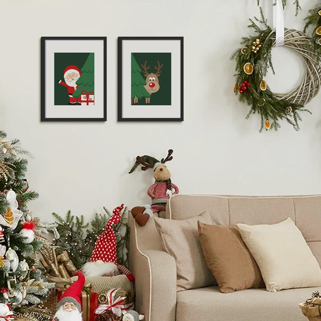 Upsimples 12x16 Picture Frame - Versatile Display for 8.5x11 Photos with Mat or 12x16 Without Mat - Black
