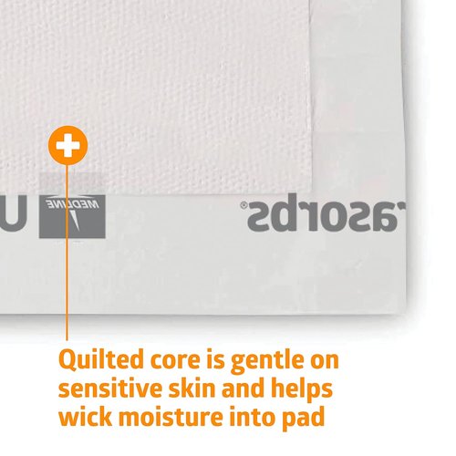 Medline Ultrasorbs Drypads - Super Absorbent Disposable Bed Pads | 30" x 36", 25 Count for Adults & Elderly