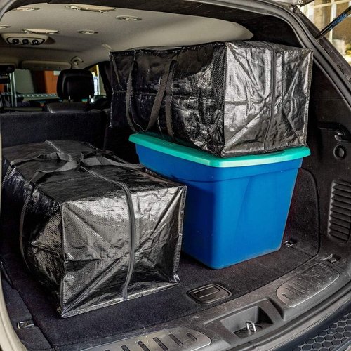 BAG-THAT! Heavy Duty Extra Large Moving Bags - Stronger Handles & Zippered Closure | Reusable Storage Totes