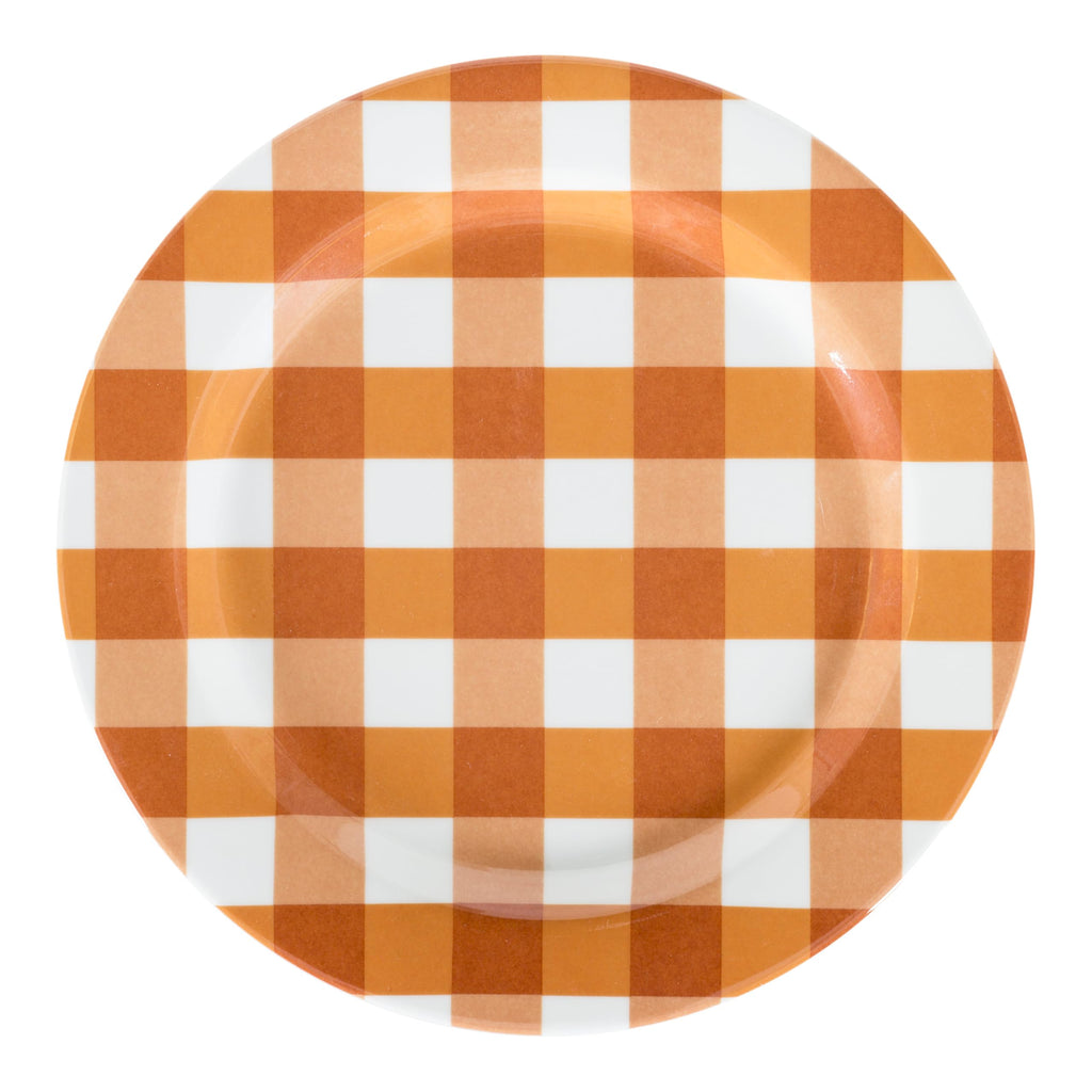 C.R. Gibson QAPS2-24068 Reusable Fall Plastic Plate Set for Thanksgiving, 9" Diameter, 4pcs