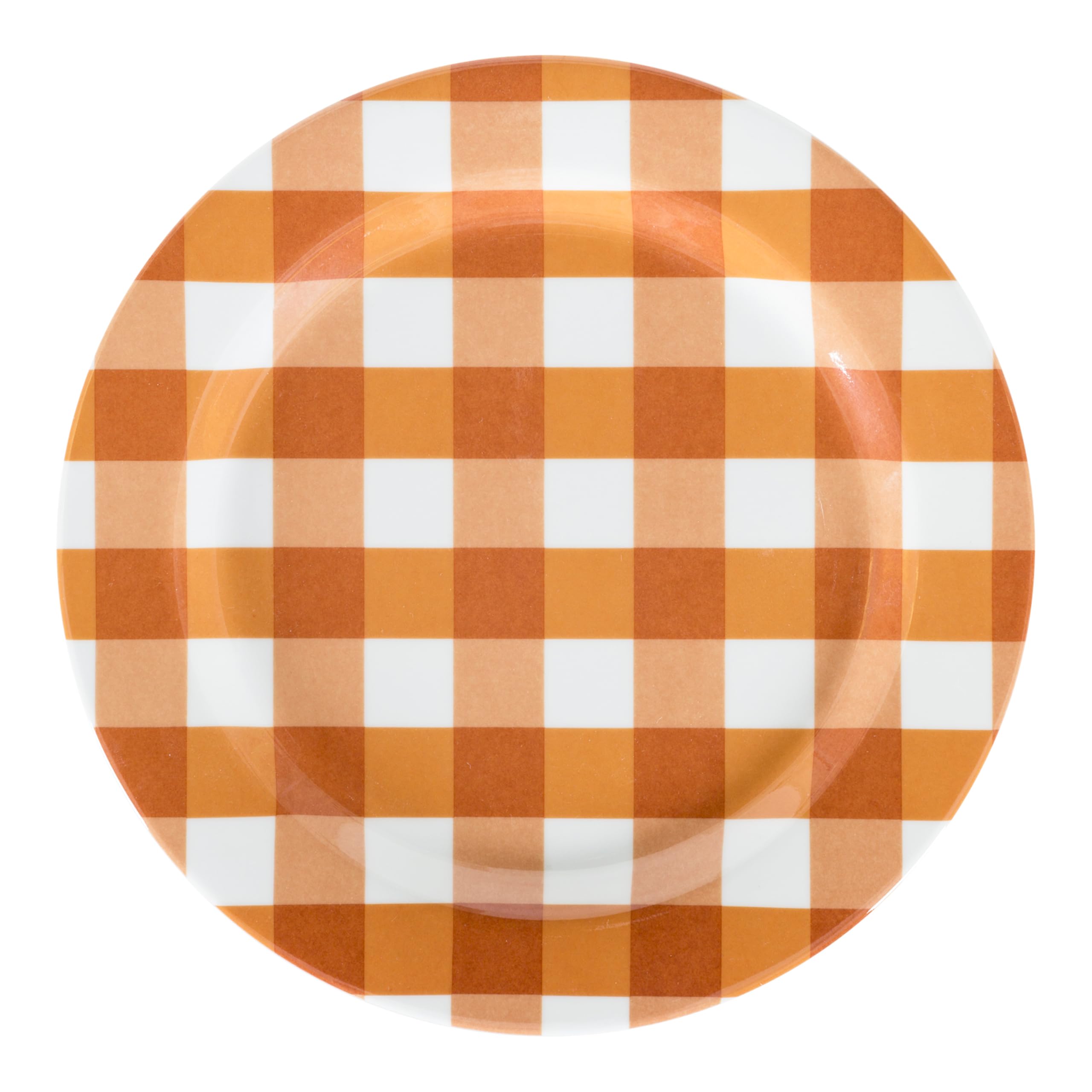 C.R. Gibson QAPS2-24068 Reusable Fall Plastic Plate Set for Thanksgiving, 9" Diameter, 4pcs