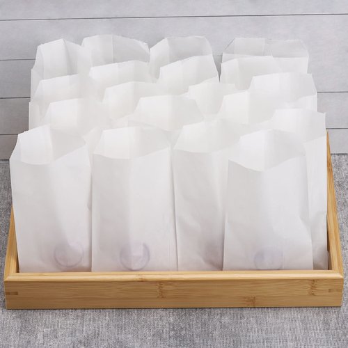 300pcs 2.7 x 4 inch Glassine Sleeves Bags Waxed Paper Cookies Bags for Food Handmade Soaps Individual Packaging