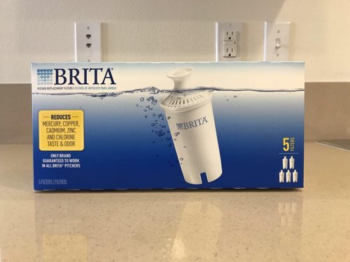 Brita Standard Water Filter | BPA-Free Replacement Filters for Pitchers - 5 Count