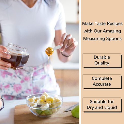 BERYLER 5PCS 1tbsp (3tsp, 15ml, 1/2oz) Single Measuring Spoon, Stainless Steel Individual Teaspoons Only