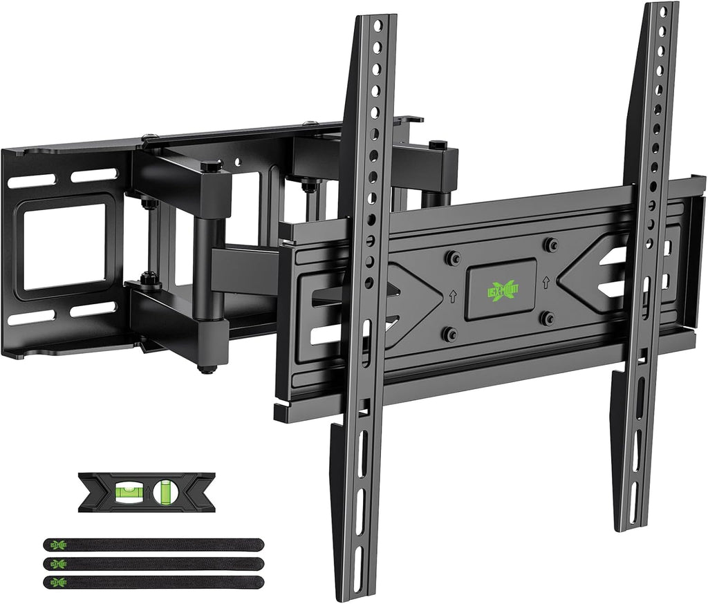 USX MOUNT Full Motion TV Wall Mount - Fits 32-70 Inch TVs Up to 99 lbs | Tilting Design for Flat & Curved Screens