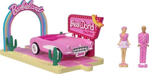 Barbie Mini Vehicle Collection - Includes 2 Dolls & Film-Inspired Vehicles | Perfect for Playtime