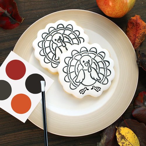 The Cookie Countess PYO Edible Paint Palettes 36 Pouch - Fall