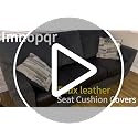 Stretch Faux Leather Loveseat Cover - Pet-Friendly, Non-Slip