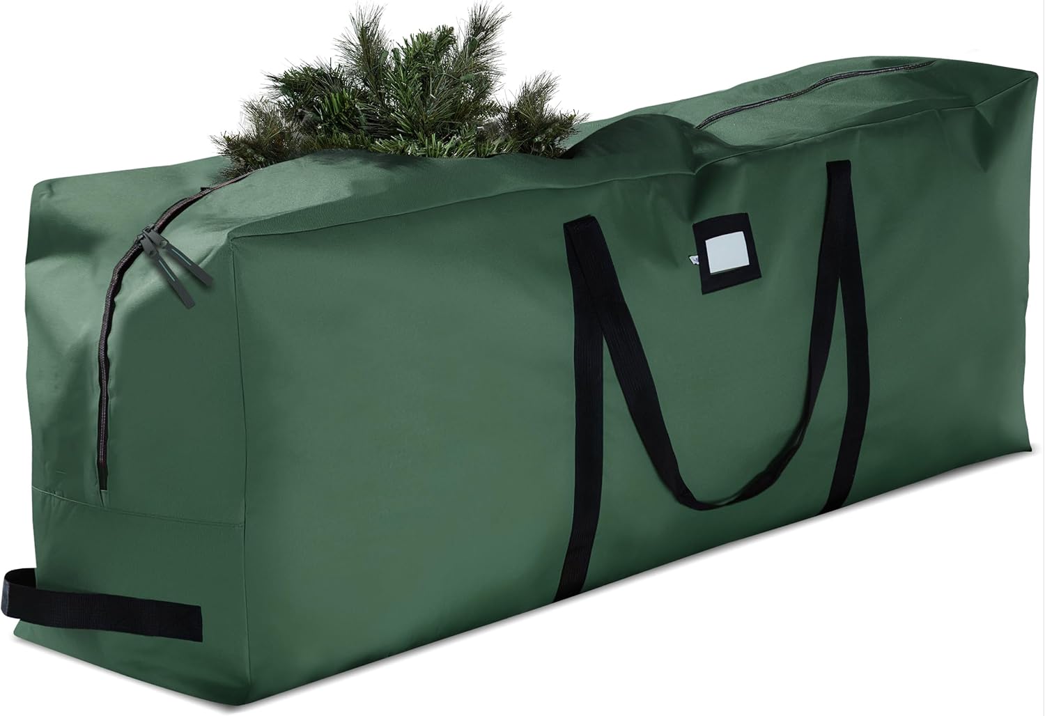 ZOBER Christmas Tree Storage Bag - Fits 9 Ft Artificial Trees - Waterproof & Tear-Proof - Green