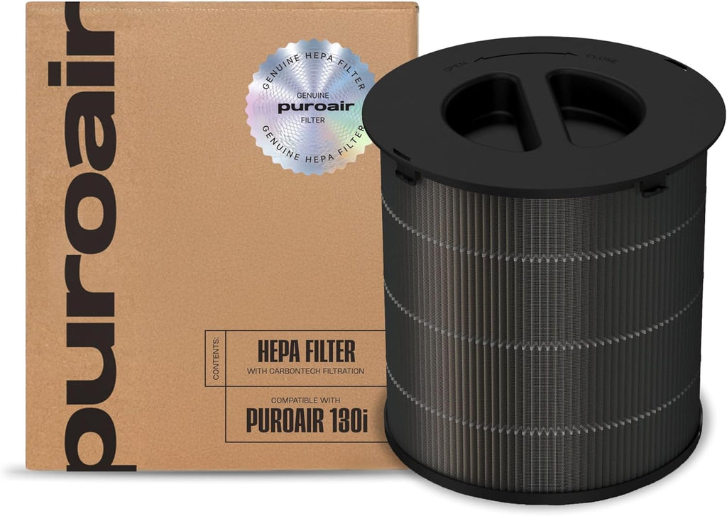 PuroAir 130 HEPA Replacement Filter - Official CarbonTech Filter for 99.9% Pollen, Dust & Odors