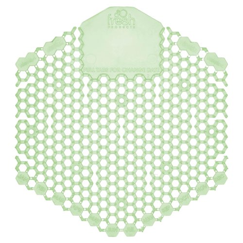 Fresh Products Wave 3D Urinal Screen Virtually Eliminates Urine Splash 30 Day Use Easy Installation Beneficial Bacteria Consistent Fragrance Made in the USA 10pk Urinal Screens Herbal Mint