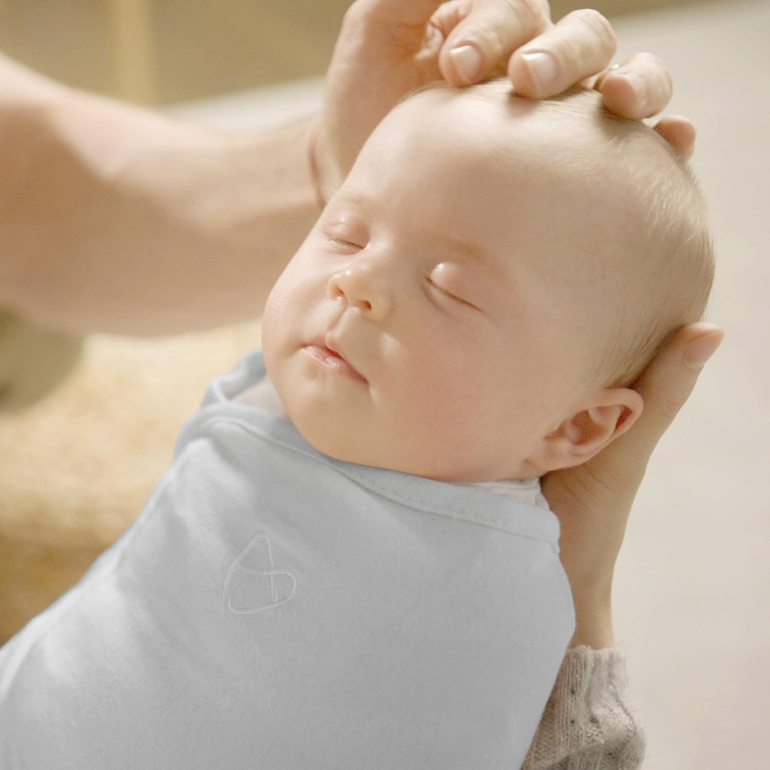 SwaddleMe by Ingenuity Baby Swaddle Blanket - 100% Cotton, 0-3 Months, Improves Sleep & Calms Reflex | Tropical Dino, 2-Pack