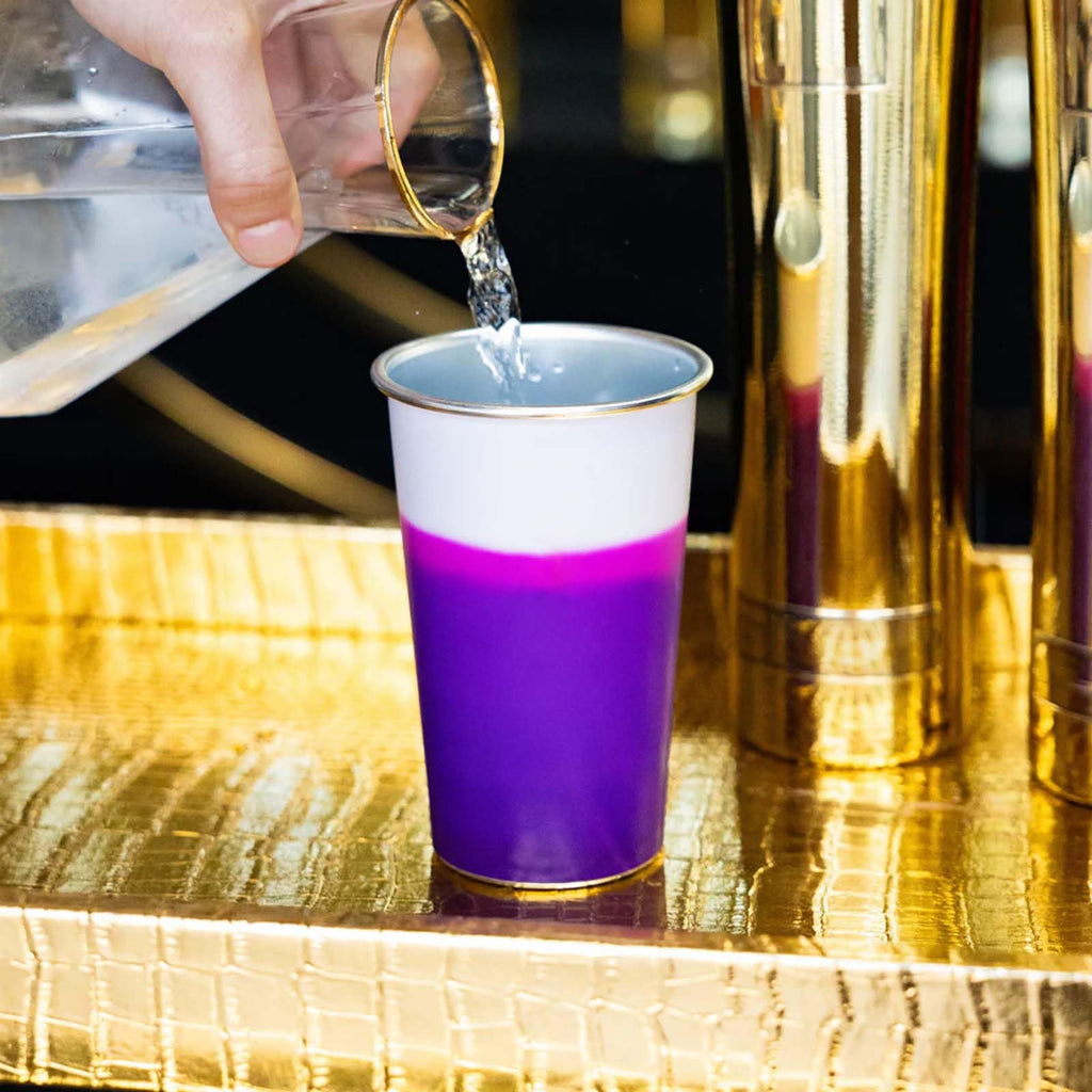 Clickslock 6-Pack 16oz Color Changing Aluminum Pint Cups – Cold Water Activated – Romance Set for Intimate Gatherings, Gifts & Home