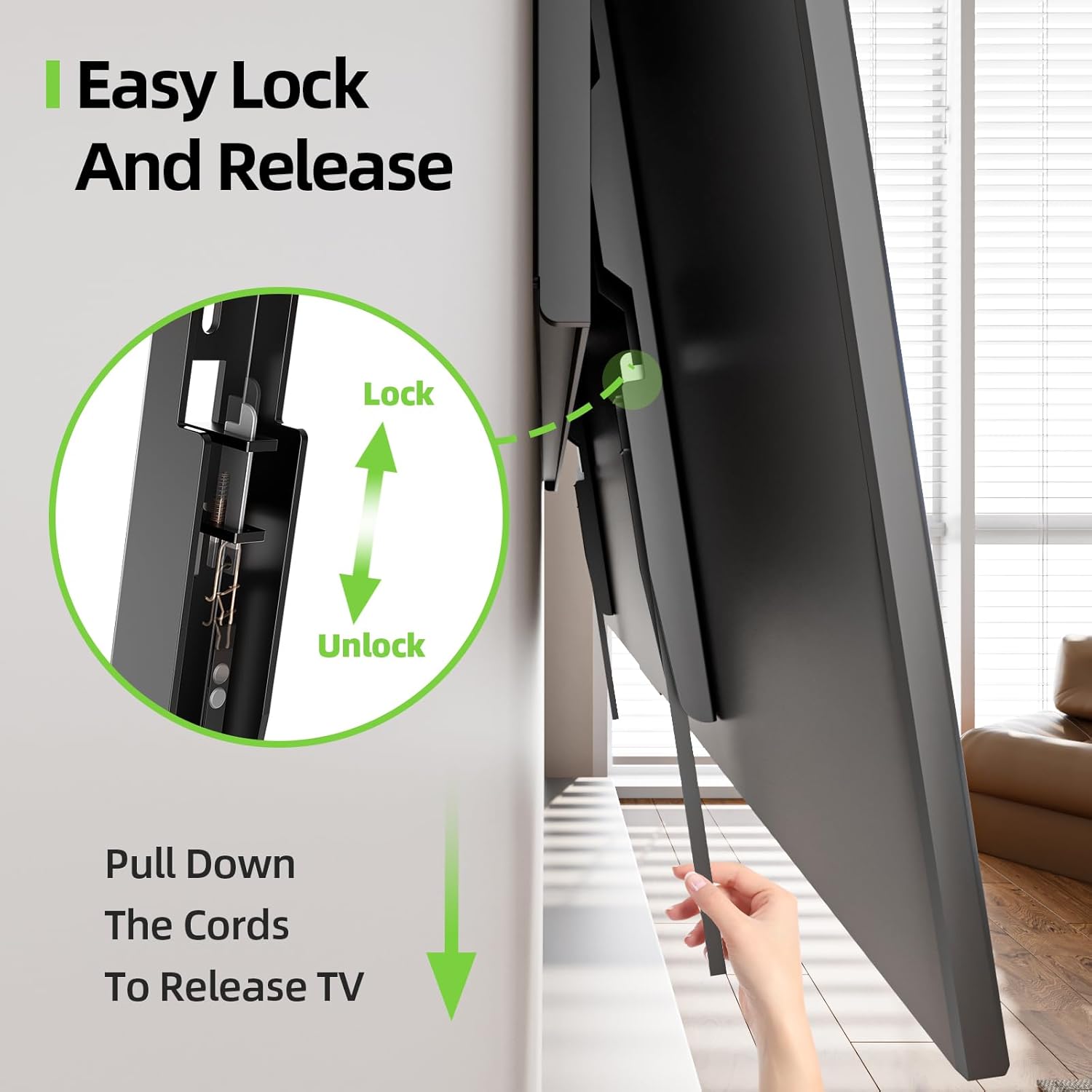 USX MOUNT Heavy Duty Fixed TV Wall Mount - Fits 65-100 Inch Flat Screens | Max Load 200 Lbs, Low Profile Design