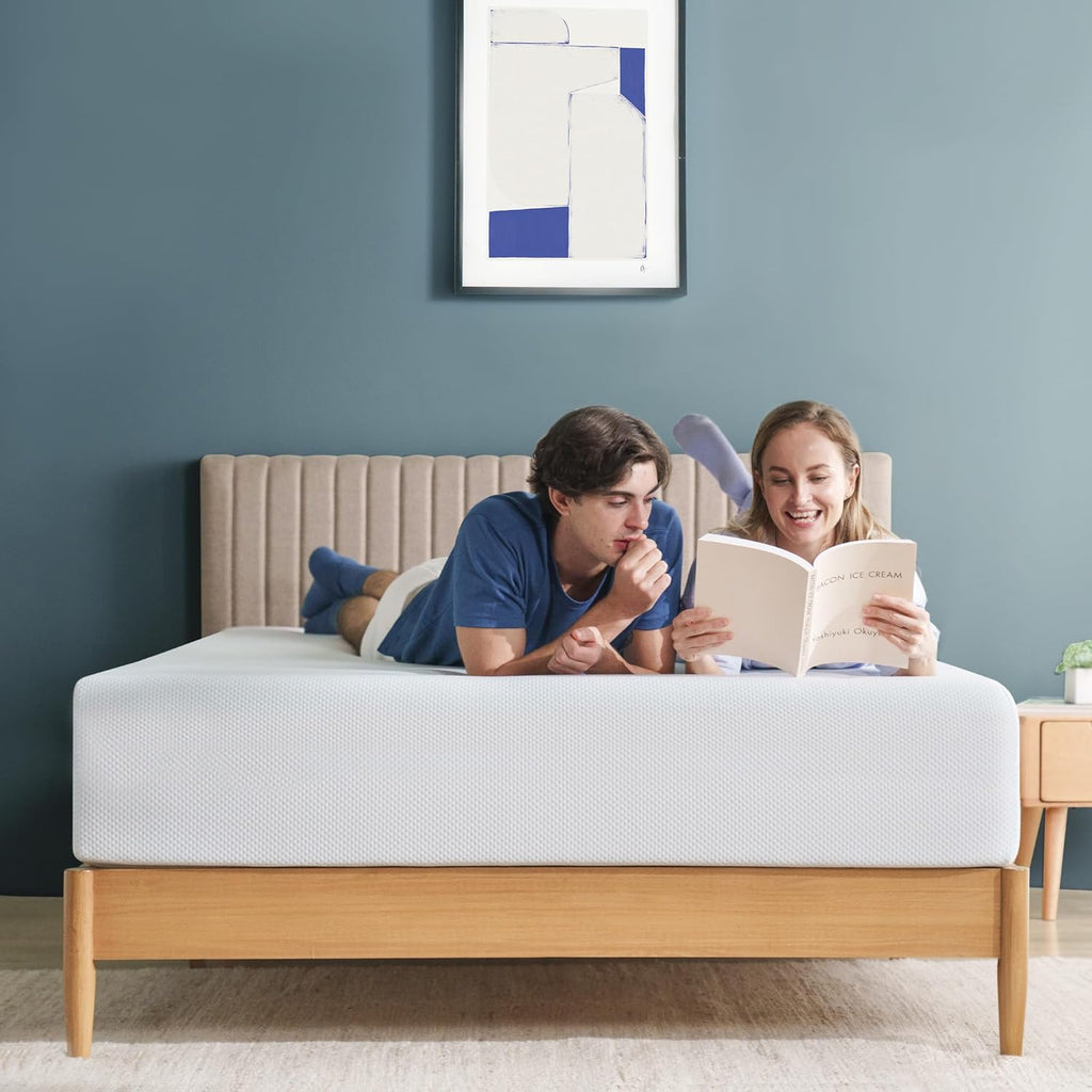 Zinus 12 Inch Green Tea Memory Foam Mattress - King Size, Cooling Gel, Medium Firm, Fiberglass Free