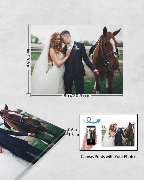 AbcCustomize Canvas Prints - Personalized Photo Art for Home Decor | Fast Next Day Shipping