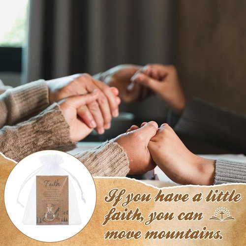 Funnymoom 50 Pack Faith Gifts for Women - Christian Baptism & Wedding Religious Keepsakes