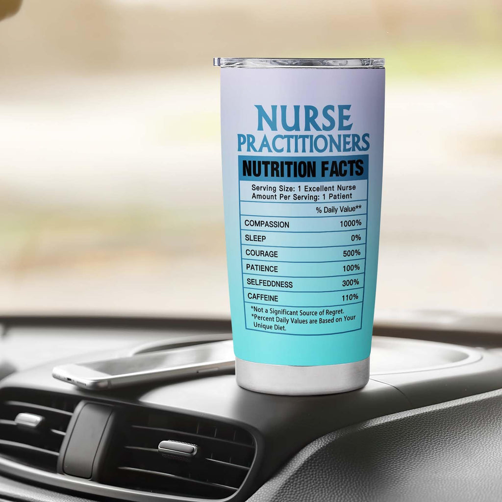 joytumbler Nurse Practitioner Gifts For Women Nurse Practitioner Week Gifts for NP Stainless Steel Tumbler With Lid 20OZ