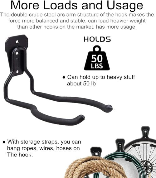 GS Alderaul Garden Power Tool Hanger - String Trimmer Wall Mount & Storage Hook for Garage