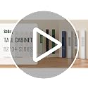 Slim Tall Bathroom Storage Cabinet with Adjustable Shelves, 70-Inch White