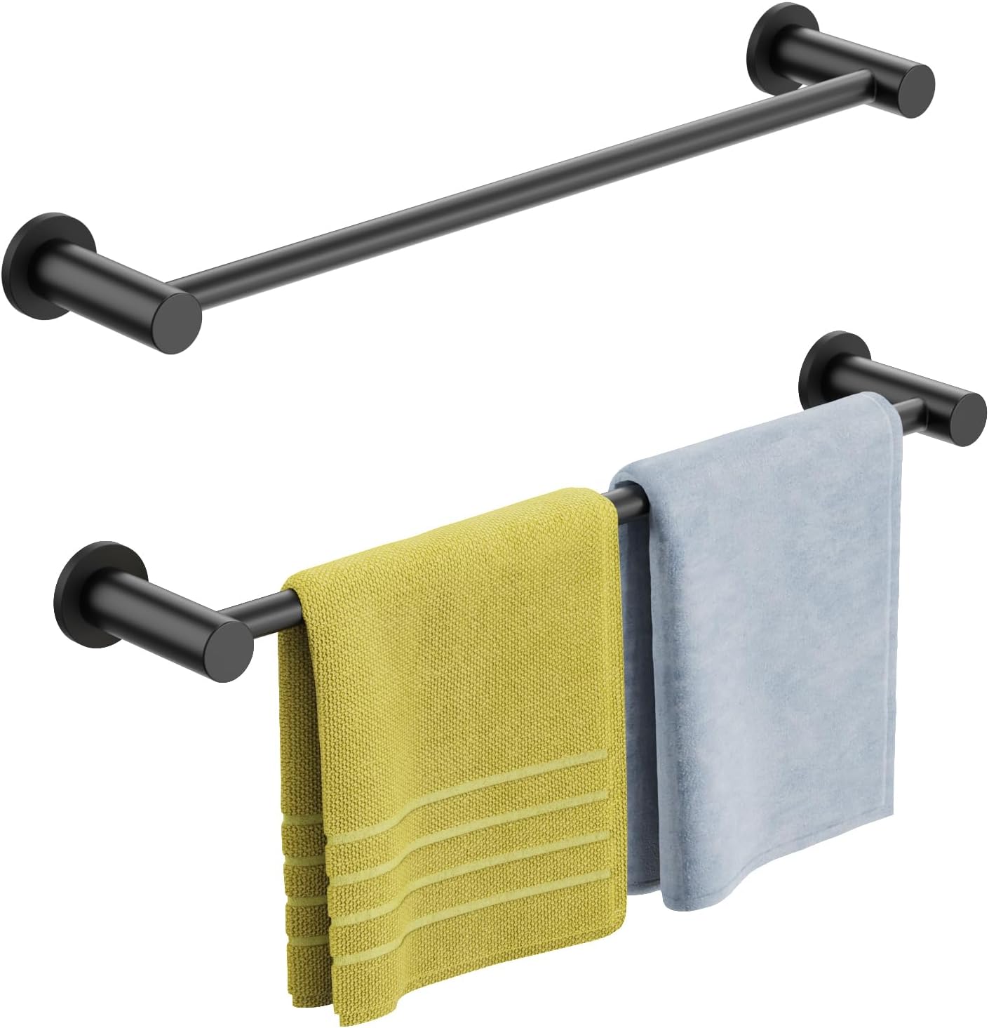 ULIBERMAGNET Magnetic Towel Holder - Adjustable Non-Slip Bar for Whiteboards & Refrigerators | 2 Pack