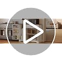 Kitchen Coffee Bar Cabinet - Sideboard Buffet with Drawers & Shelves