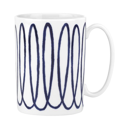 kate spade new york Charlotte Street West Mug, 1 Count, Blue