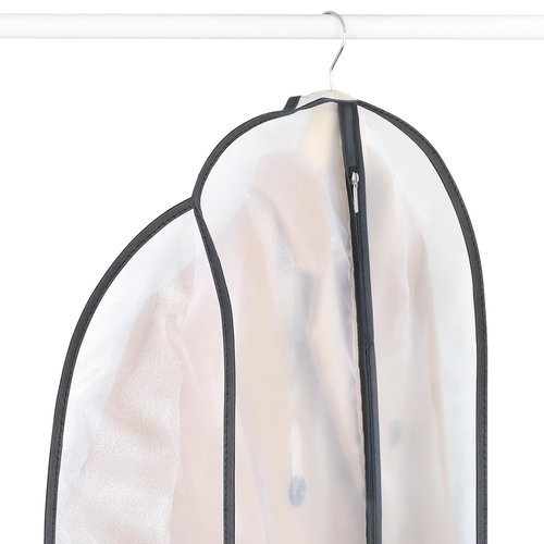 Zilink Breathable Dress Bags for Gowns Long 72” Wedding Dress Storage Bags Silky Dress Bags for Closet Storage with 7" Gussted Wrinkle Free for Long Evening Dresses Puffy Dress Storage, Set of 4