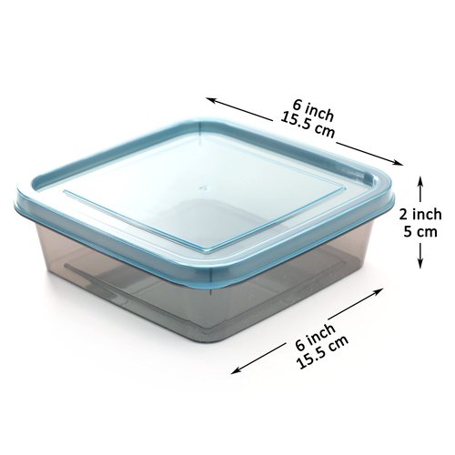 Youngever 3 Pack Sandwich Containers for Lunch Box, Reusable Food Storage Containers, Meal Prep Containers (Single Sandwich 20 Ounce)