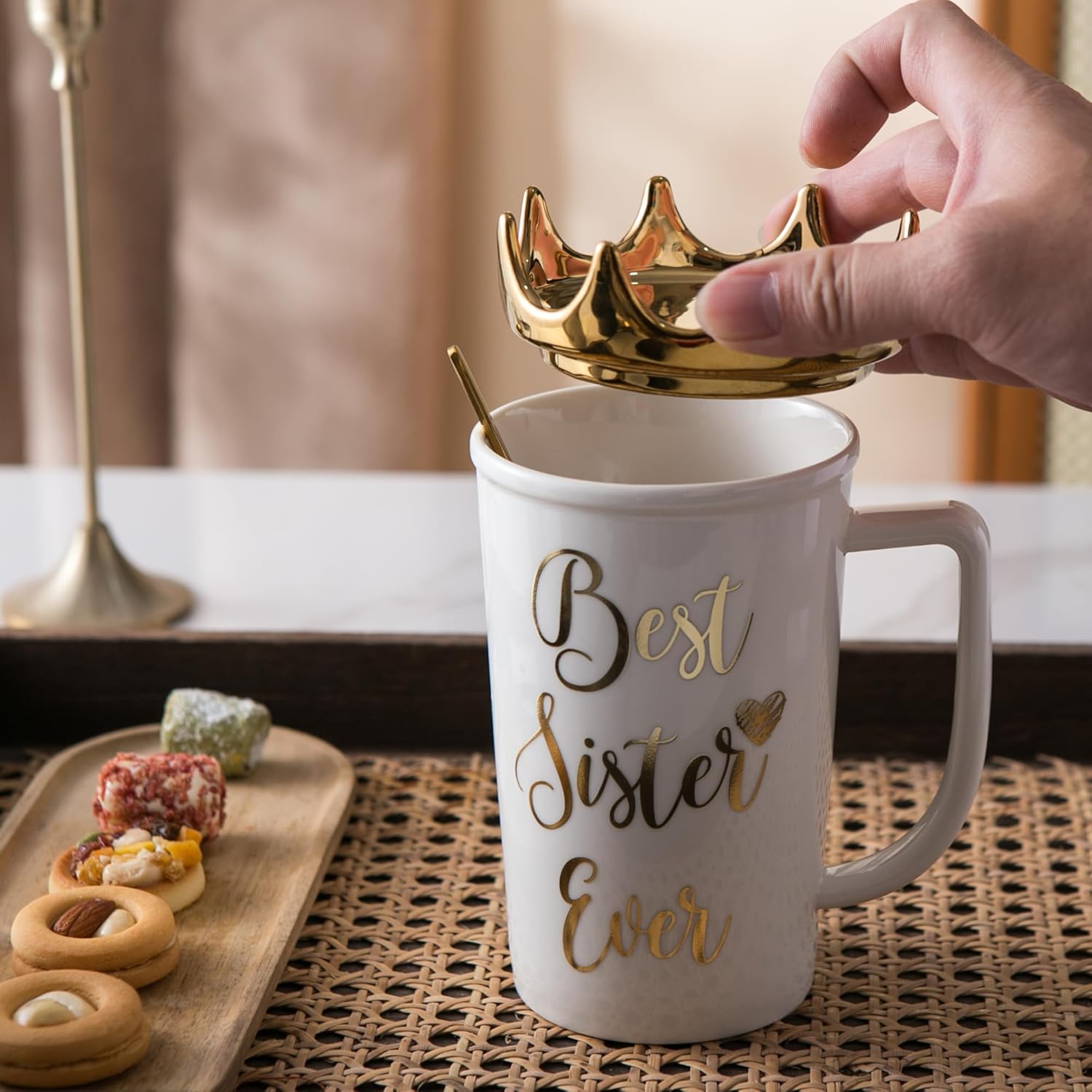 Regine Switzerland Coffee Mug - Perfect Sister Birthday Gift - 19 Oz Size