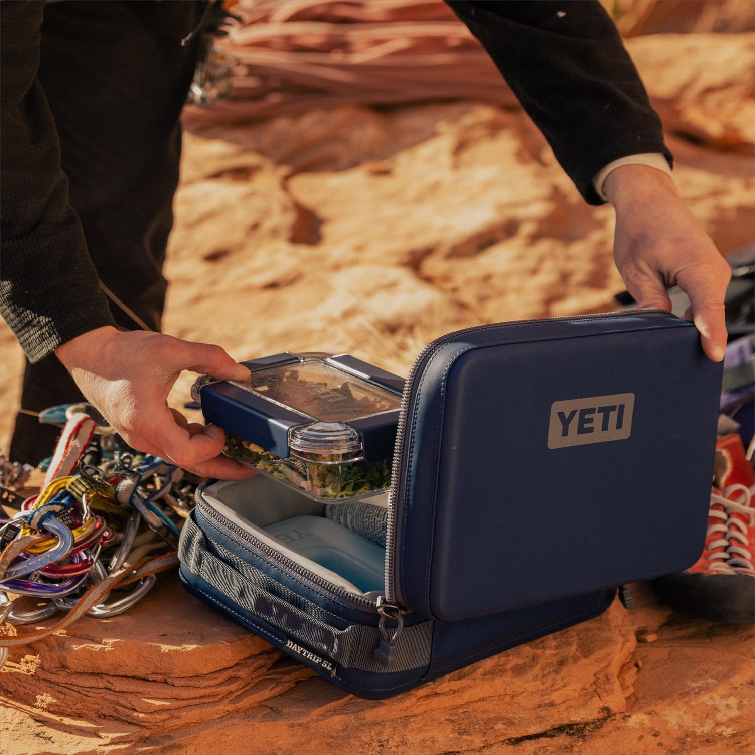 YETI Daytrip 5L Insulated Soft Cooler - Compact Lunch Box for Outdoor Adventures | Black