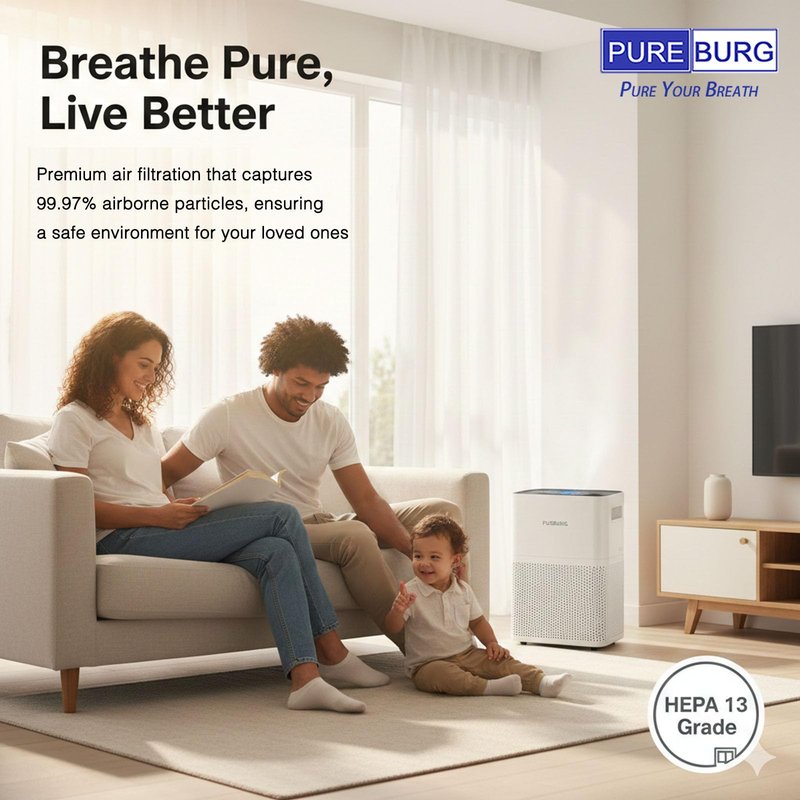 PUREBURG Replacement Filter Compatible with Coway Airmega Icon & IconS Air Purifier,2-Pack H13 Activated Carbon MAX2 Air Clean VOCS Odor