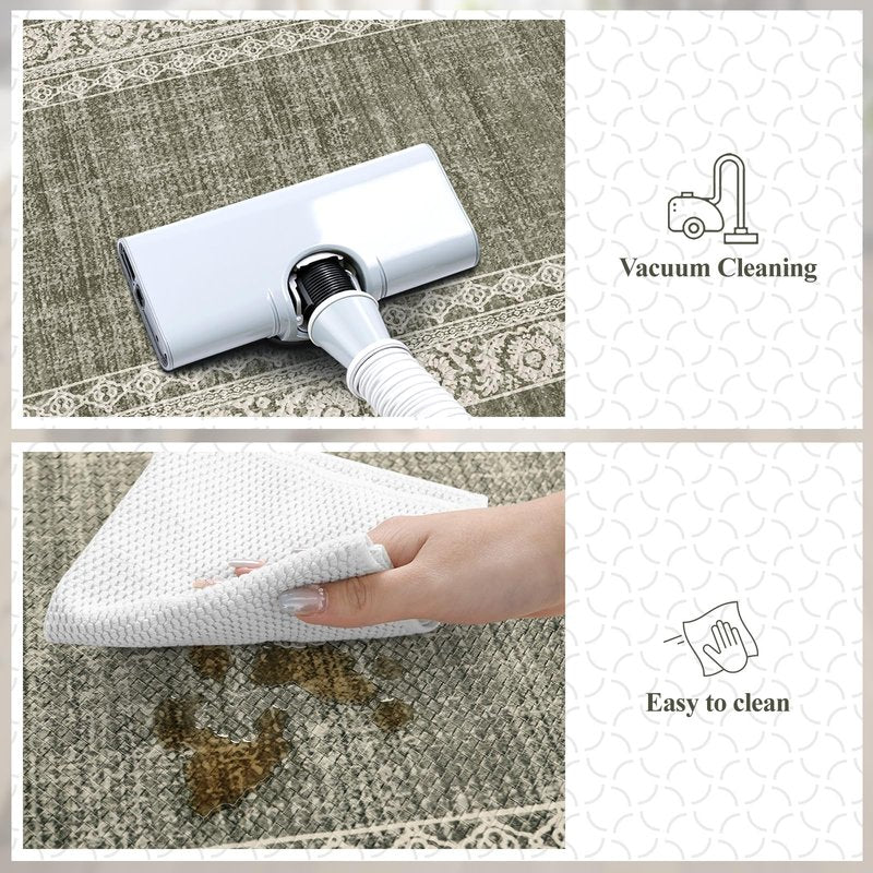 LEEVAN Kitchen Mats Cushioned Anti Fatigue Sets of 2,Blue Non Slip Waterproof Kitchen Mats for Floor,Memory Foam Striped Comfort Kitchen Floor Mat for Sink,Laundry,Home,Office,Desk(17"x29"+17"x47")