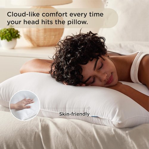 Bedsure Satin Pillowcase Set - Luxurious Softness + 2 Matching Pillows | Standard Size