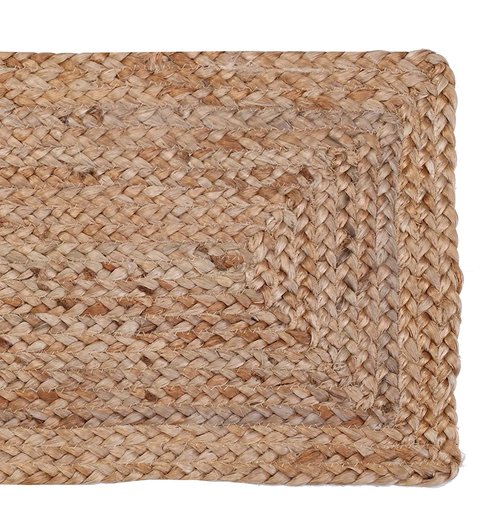 Savi Home Farmhouse Jute Burlap Table Runner 36 Inches Long, Organic Eco-Friendly Rustic Vintage Dining Table Runner, 13x36 Natural Jute Braided Table Runner
