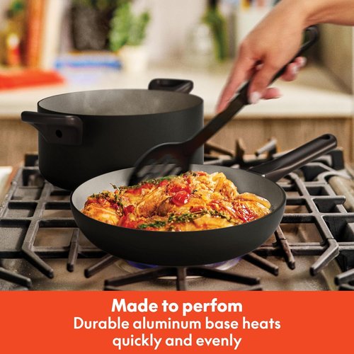 Bella 21-Piece Kitchen Set - EverGood™ Ceramic Nonstick Coating, Dishwasher Safe, Black