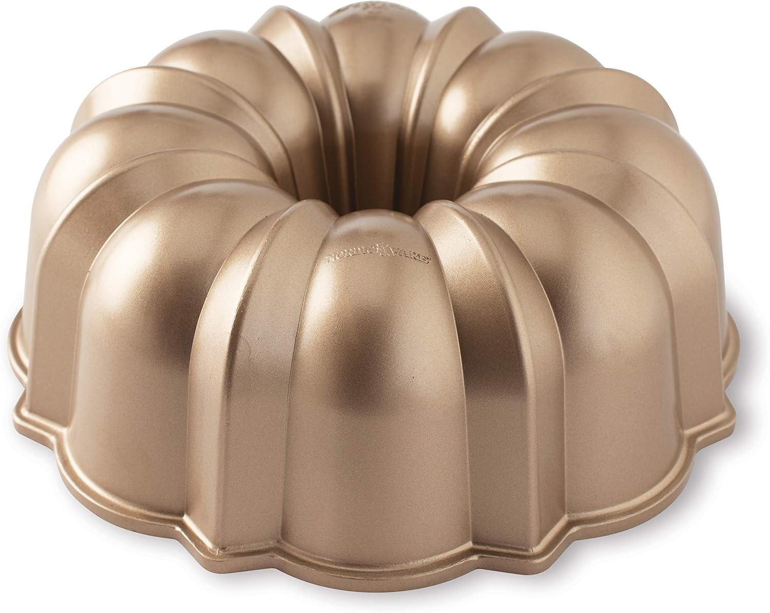 Nordic Ware 12-Cup Bundt Pan - Classic Toffee Finish for Perfectly Baked Cakes