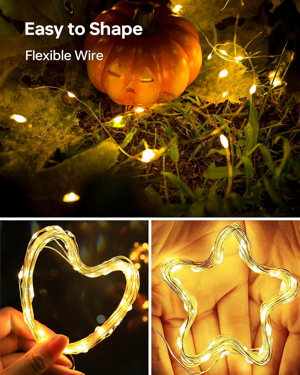 Skiennix 12 Pack Fairy Lights - 7ft 20 LED Battery Operated Twinkle Lights for Mason Jars & Crafts | Warm White & Cool White