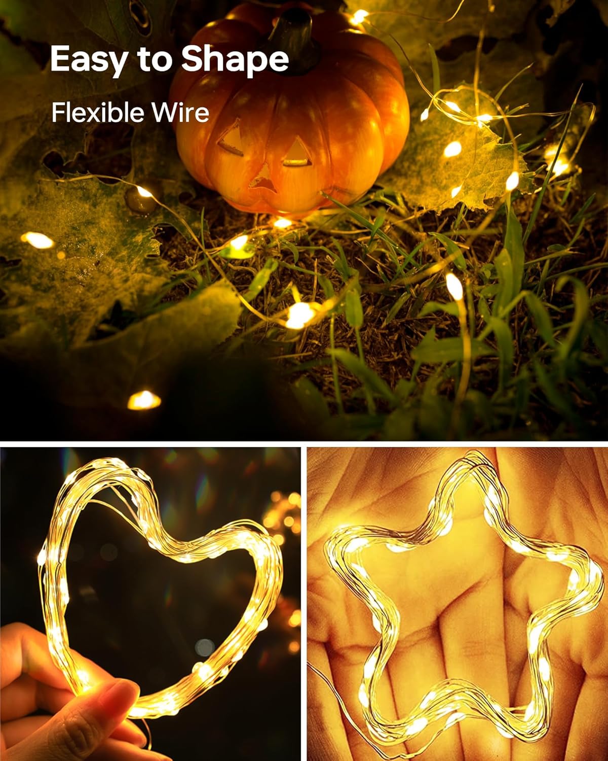 Skiennix 12 Pack Fairy Lights - 7ft 20 LED Battery Operated Twinkle Lights for Mason Jars & Crafts | Warm White & Cool White