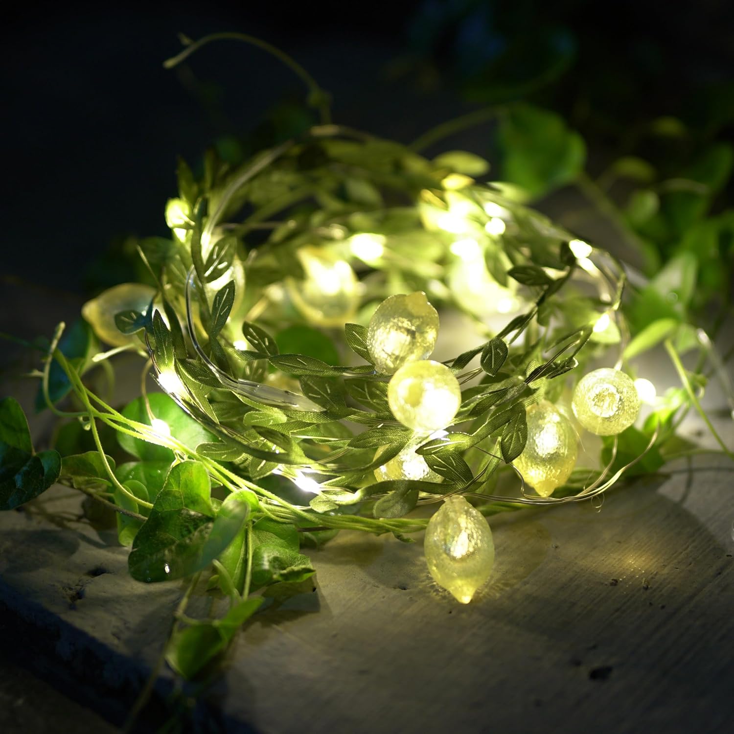 Skiennix Lemon String Lights - 10FT Battery Operated Fairy Lights with 30 LEDs | Waterproof Decor for Bedroom, Garden, Party, Wedding