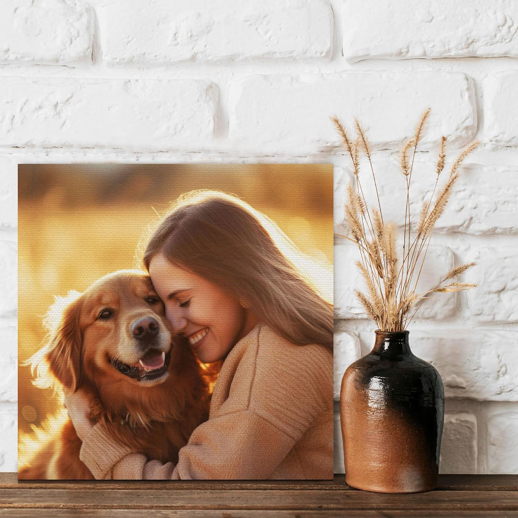 SPECPIX Custom Canvas Prints - Personalized Wall Art for Family, Pets & More | 12x12 Size