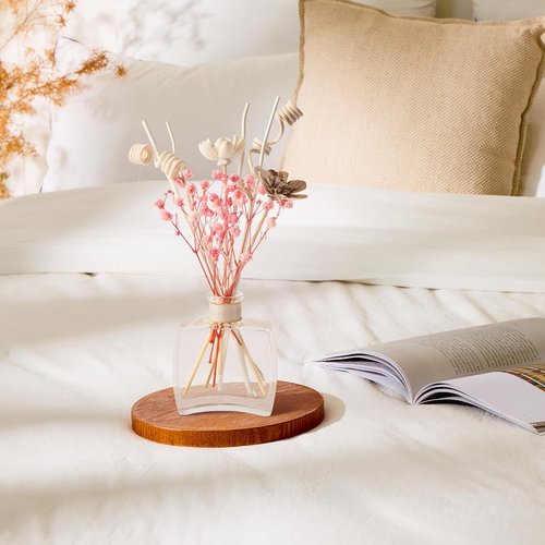 COCORRÍNA Reed Diffuser Sticks - Preserved Flower Aroma Sticks for Home & Office Decor | Pink
