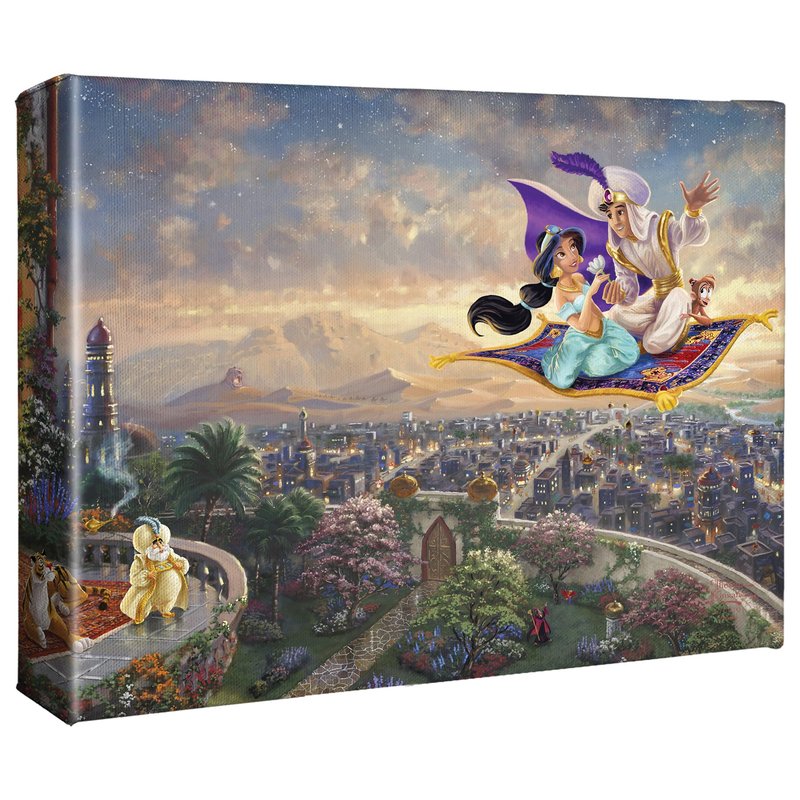 Thomas Kinkade Studios Aladdin 8 x 10 Gallery Wrapped Canvas